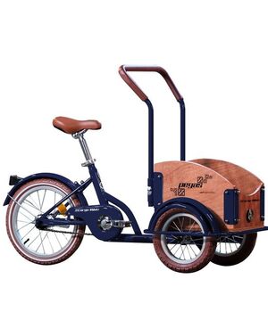 Bicicleta Pegas Mini Cargo Albastru Calator