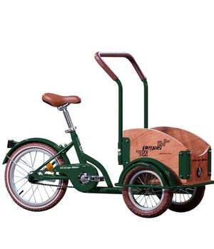 Bicicleta Pegas Mini Cargo Verde Smarald